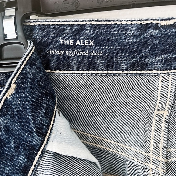 AG Denim Adriano Goldschmidt The Alex Vintage Boyfriend Shorts Women’s Size 26R - Picture 8 of 8